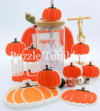 Load image into Gallery viewer, DIGITAL (3MF File): Cute Round Pumpkin BUNDLE (10 Items)
