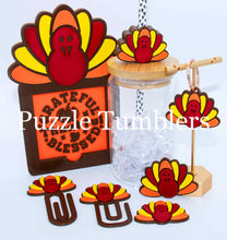 Load image into Gallery viewer, DIGITAL (3MF File): Cute Turkey Thanksgiving BUNDLE (7 Items)
