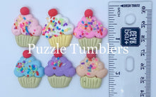 Load image into Gallery viewer, CUPCAKE (6 PIECE) - POLYMER CLAY