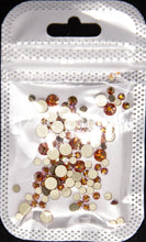 Load image into Gallery viewer, SMALL BLING Starter Kit Rhinestones Glass AB/Glass Stones - Flat Back (NON-Hot Fix) VARIETY