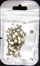 Load image into Gallery viewer, SMALL BLING Starter Kit Rhinestones Glass AB/Glass Stones - Flat Back (NON-Hot Fix) VARIETY