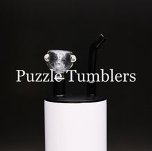 Load image into Gallery viewer, NEW 22OZ FATTY (COLD SMOKE / WATER PIPE) WITH TWIST LID SUBLIMATION TUMBLER - WHITE