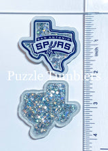 Load image into Gallery viewer, Acrylic Flat Back Shakers: Spur Basketball (SH #5)