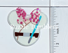 Load image into Gallery viewer, Acrylic Flat Back: Saber Mouse Shape