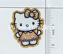 Load image into Gallery viewer, Acrylic Flat Back: Kitty with Skulls
