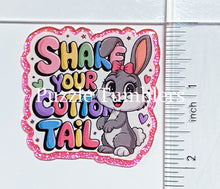 Load image into Gallery viewer, Acrylic Flat Back: Shake Your Cotton Tail