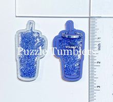 Load image into Gallery viewer, Acrylic Flat Back Shakers: Purple Tumbler (SH #32)