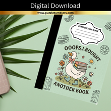 Load image into Gallery viewer, DIGITAL DOWNLOAD (100+ Images) - Composition Notebook Cover Bundle PNG Images