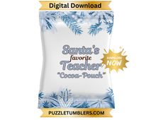 Load image into Gallery viewer, DIGITAL DOWNLOAD (55 Files) - Christmas Teacher Chip Bag - PNG Bundle