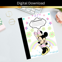 Load image into Gallery viewer, DIGITAL DOWNLOAD (100+ Images) - Composition Notebook Cover Bundle PNG Images