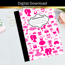 Load image into Gallery viewer, DIGITAL DOWNLOAD (100+ Images) - Composition Notebook Cover Bundle PNG Images