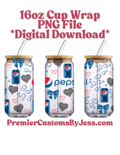 Load image into Gallery viewer, DIGITAL DOWNLOAD (90+ File) BUNDLE Energy Drink Soda Glass Can Wrap PNG File *NO Physical Product