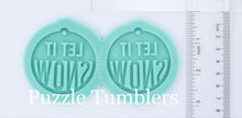 Load image into Gallery viewer, CUSTOM MOLD: LET IT SNOW EARRING *May have a 7-10 Day Shipping Delay (E175)