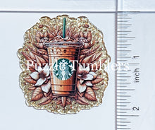 Load image into Gallery viewer, Acrylic Flat Back: Star Coffee with Flowers