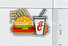 Load image into Gallery viewer, Acrylic Flat Back: Chicken Sandwich Meal