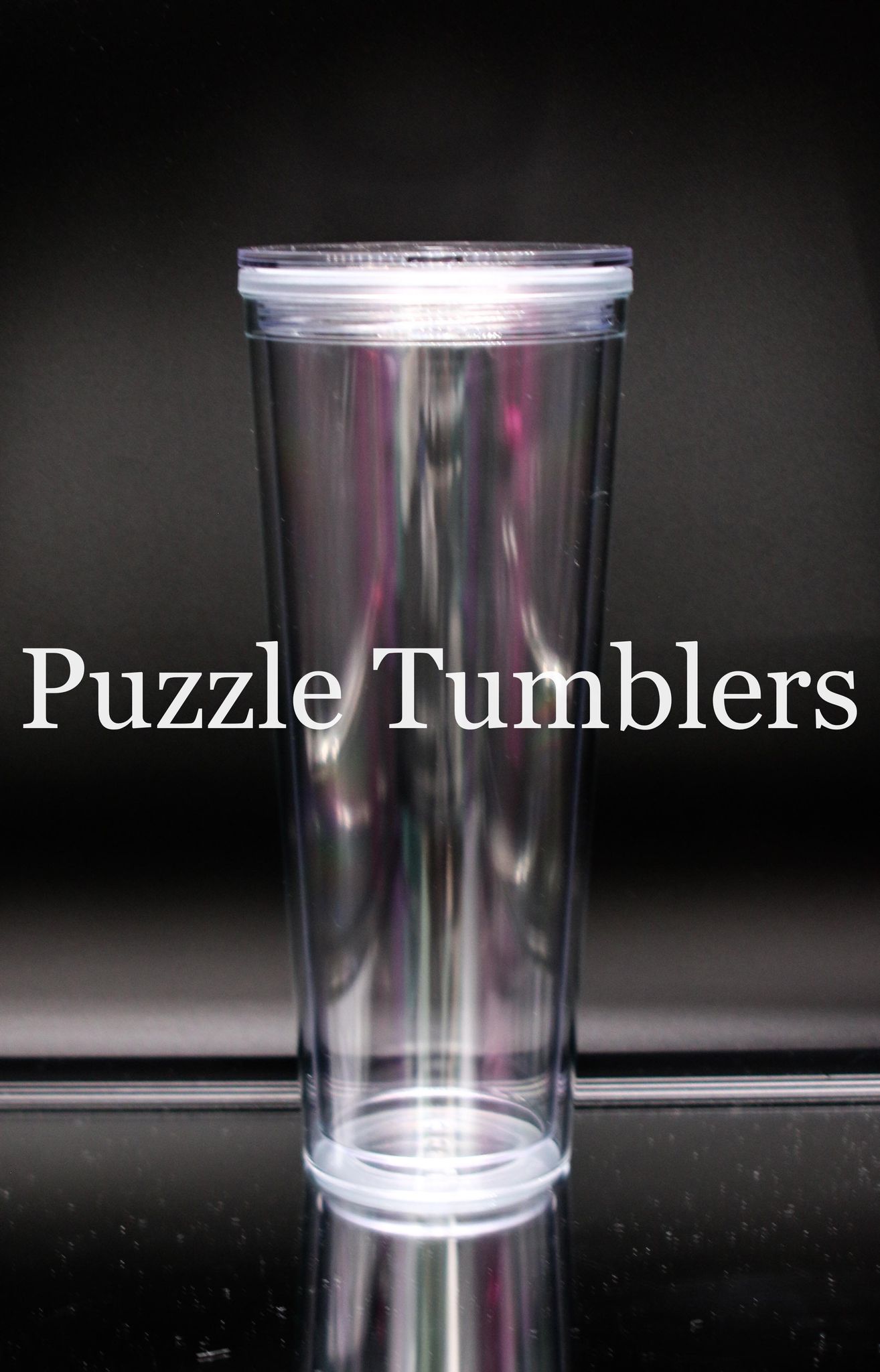 15 oz acrylic tumblers with lid 20OZ DOUBLE WALLED PLASTIC ACRYLIC SNOW GLOBE TUMBLER WITH HOLE & TWIS –  Puzzle Tumblers