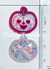 Load image into Gallery viewer, Acrylic Flat Back Shakers: Pink Pumpkin (SH #1)