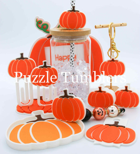 DIGITAL (3MF File): Cute Round Pumpkin BUNDLE (10 Items)
