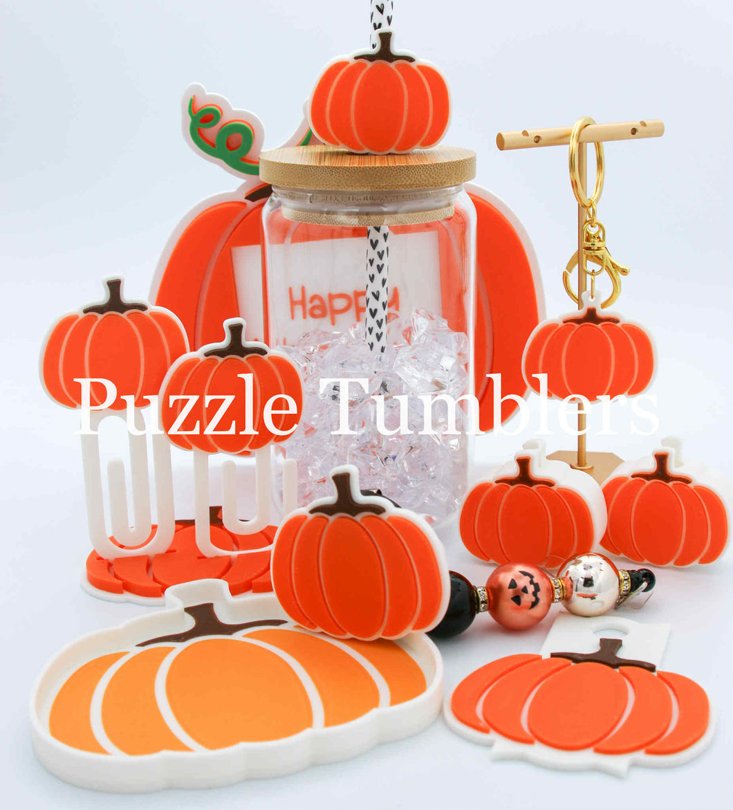 DIGITAL (3MF File): Cute Round Pumpkin BUNDLE (10 Items)