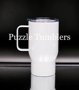 18OZ TRAVELER SUBLIMATION TUMBLER WITH HANDLE - STAINLESS STEEL