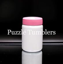 Load image into Gallery viewer, 16OZ SUBLIMATION MASON JAR WITH PINK SILICONE LID (PINK)