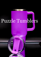 Load image into Gallery viewer, 40oz Purple Tumbler with Handle