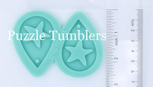 CUSTOM MOLD: STARFISH DROP EARRING *May have up to a 14 Day Shipping Delay (E131)