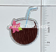 Load image into Gallery viewer, Acrylic Flat Back: Coconut Drink