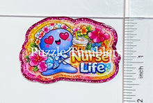 Load image into Gallery viewer, Acrylic Flat Back: Nurse Life