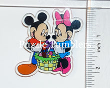 Load image into Gallery viewer, Acrylic Flat Back: Mouse Couple Easter