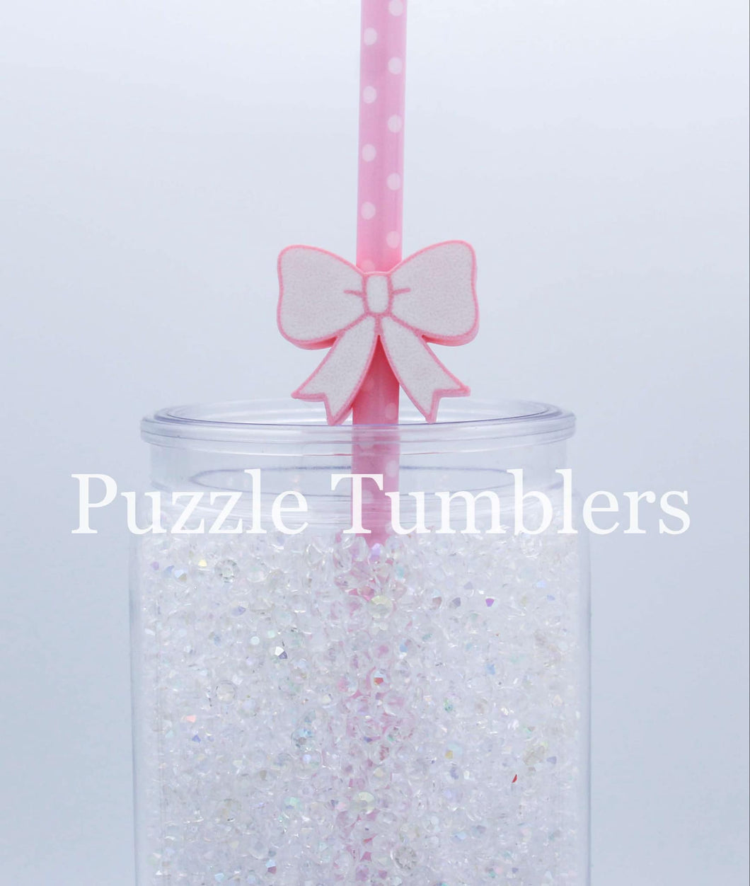 3D Printed Small Bow Straw Topper - 40oz Straw = 10mm