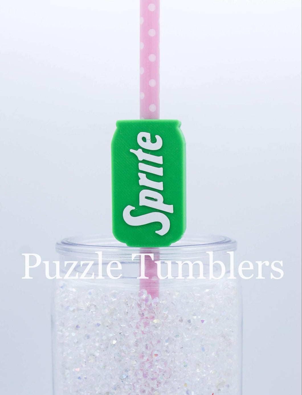 3D Printed Lemon Lime Soda Straw Topper - 40oz Straw = 10mm