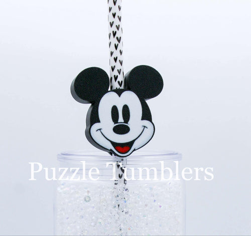 3D Printed Male Mouse Straw Topper - 40oz Straw = 10mm
