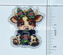 Load image into Gallery viewer, Acrylic Flat Back: Cow Zero Soda