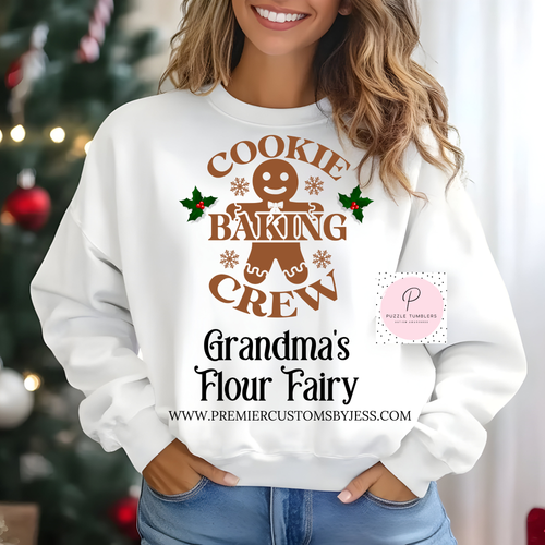 DIGITAL DOWNLOAD - Cookie Baking Crew Grandma's Flour Fairy + BONUS FILE  *PNG FILE ONLY