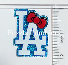 Load image into Gallery viewer, Acrylic Flat Back: Red Bow L A