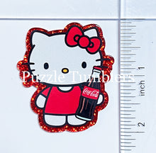 Load image into Gallery viewer, Acrylic Flat Back: Kitty with Soda