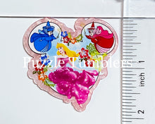 Load image into Gallery viewer, Acrylic Flat Back: Pink Princess Mouse Shape