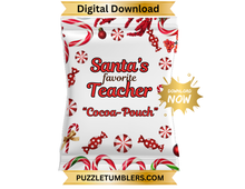 Load image into Gallery viewer, DIGITAL DOWNLOAD (55 Files) - Christmas Teacher Chip Bag - PNG Bundle