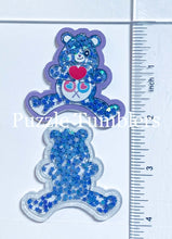 Load image into Gallery viewer, Acrylic Flat Back Shakers: Purple Bear Lollipop (SH #18)