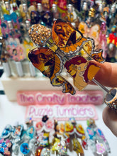 Load image into Gallery viewer, Acrylic Pen Spinners: King of Jungle Lion Themed Bow