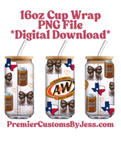 Load image into Gallery viewer, DIGITAL DOWNLOAD - 16oz Soda Glass Can Wrap PNG File *NO Physical Product
