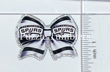 Load image into Gallery viewer, Acrylic Flat Back: Spur Bow Basketball
