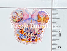 Load image into Gallery viewer, Acrylic Flat Back: Mouse Family with Bow