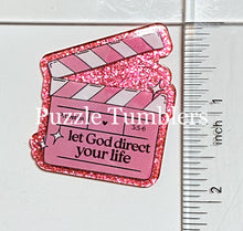 Load image into Gallery viewer, Acrylic Flat Back: Let God Direct Your Life