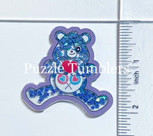Load image into Gallery viewer, Acrylic Flat Back Shakers: Purple Bear Lollipop (SH #18)