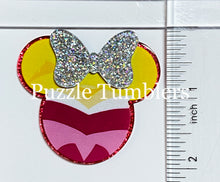 Load image into Gallery viewer, Acrylic Flat Back: Pink Princess Mouse Shape