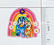 Load image into Gallery viewer, Acrylic Flat Back: Dogs with Rainbow