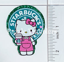 Load image into Gallery viewer, Acrylic Flat Back: Cat Star Coffee