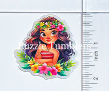 Load image into Gallery viewer, Acrylic Flat Back: Island Girl Princess